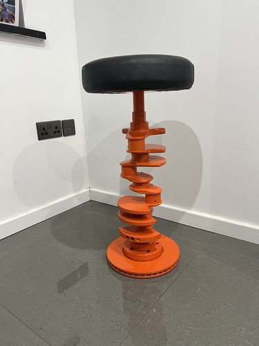 Engine crankshaft bar stool - v8,